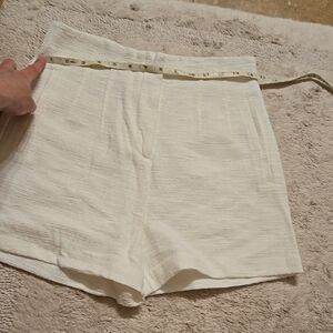 Zara White Women's Shorts